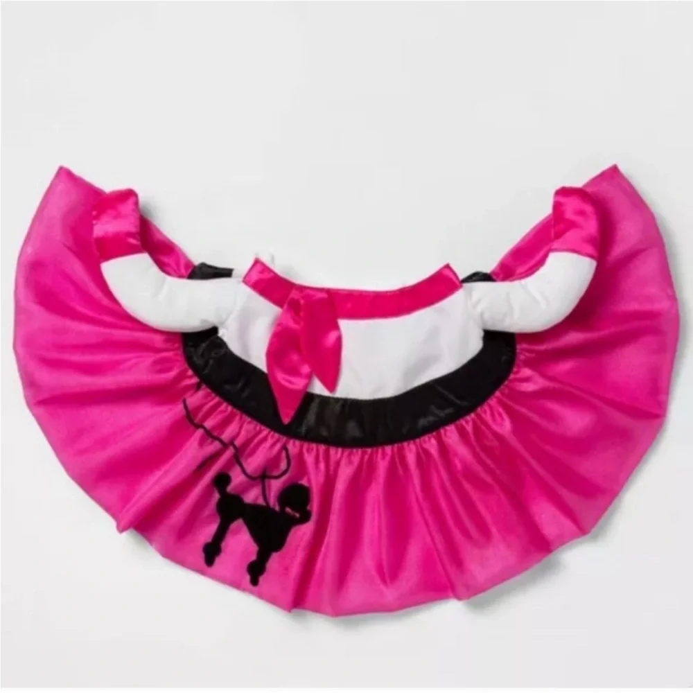 NEW! Cute Poodle Skirt Dog Halloween Costume Size Medium